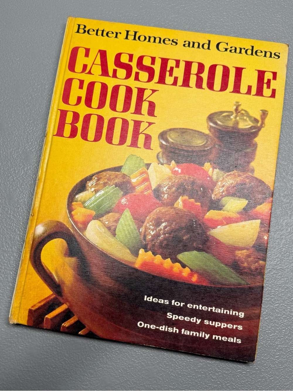 Better Homes and Gardens Casserole Cook Book - Yellow Cover